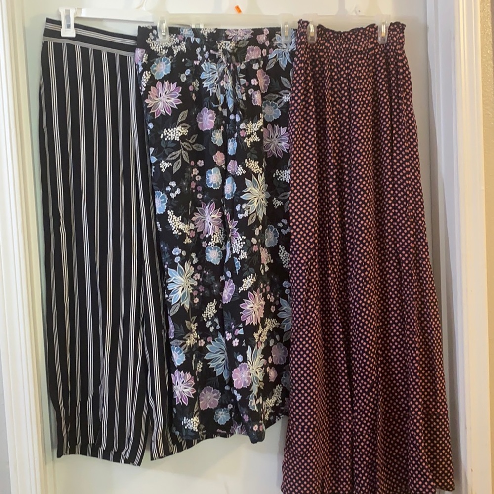 Bundle of 3 wide leg pants!